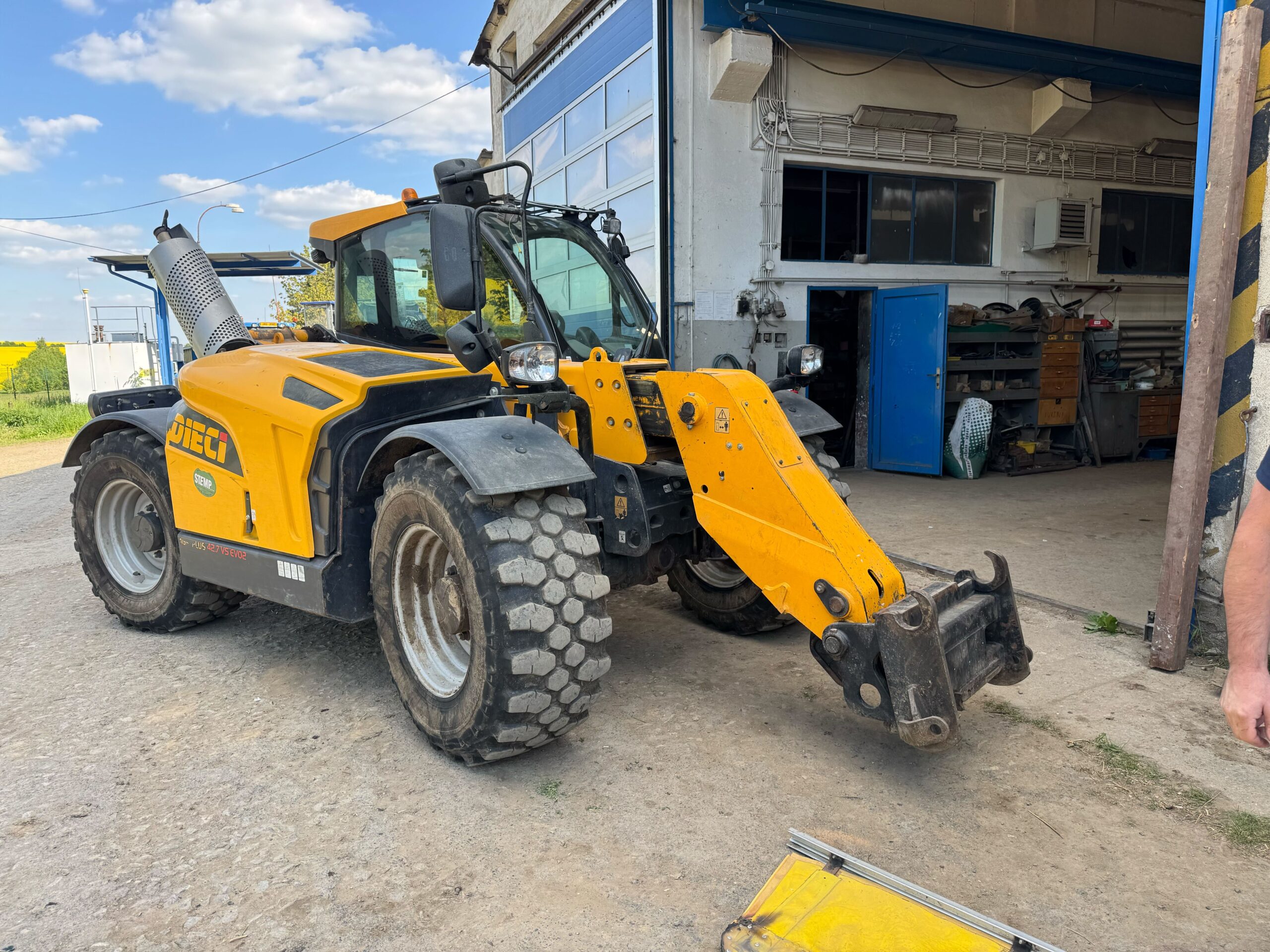Deaktivace Adblue systému na teleskopickém manipulátoru značky Dieci Agri Plus 42.7 VS EVO2